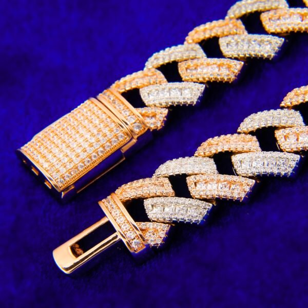 Bracelet Miami Cubaine Lettres Bombées Doré - 4