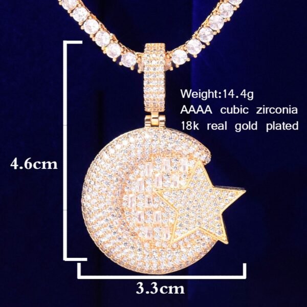 Collier Pendentif Étoile Doré - 4