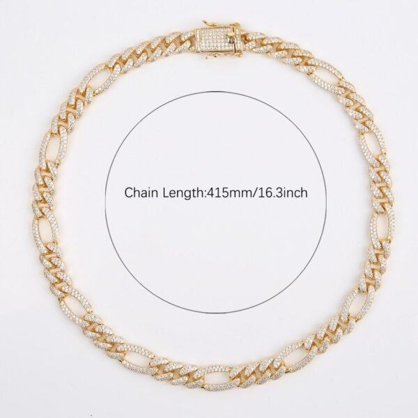 Collier Miami-Figaro Lettres pour Hommes - 2