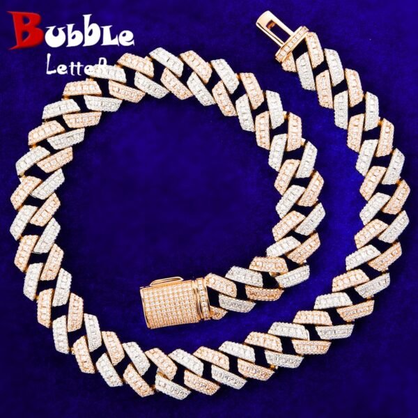 Bracelet Miami Cubaine Lettres Bombées Doré - 1