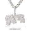 Pendentif Dollar et Pistolet pour Hommes - 2