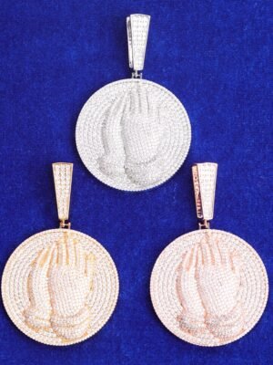 Gold Hand Pendant