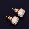 Boucles d'Oreilles Rondes Dorées 11mm - 4