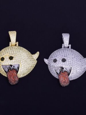 Gold Ghost Pendant