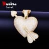 Collier Pendentif Cœur et Flèche Doré - 1