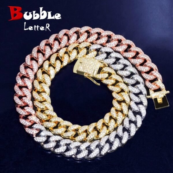 Collier Miami Lettres Doré pour Hommes - 2