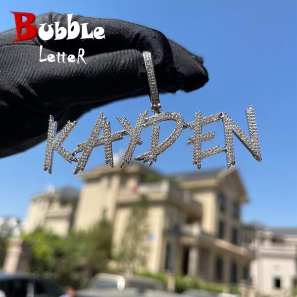 Collier Prénom Personnalisé Lettres Bombées - 1