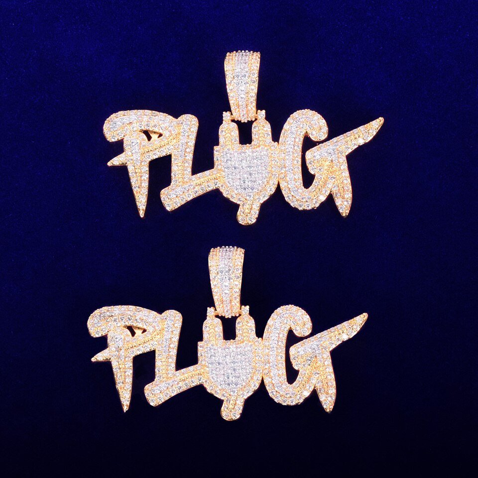 Letter "Plug" Pendant for Men - 4