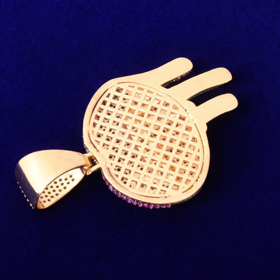 Rose Gold Lip Pendant Necklace - 5