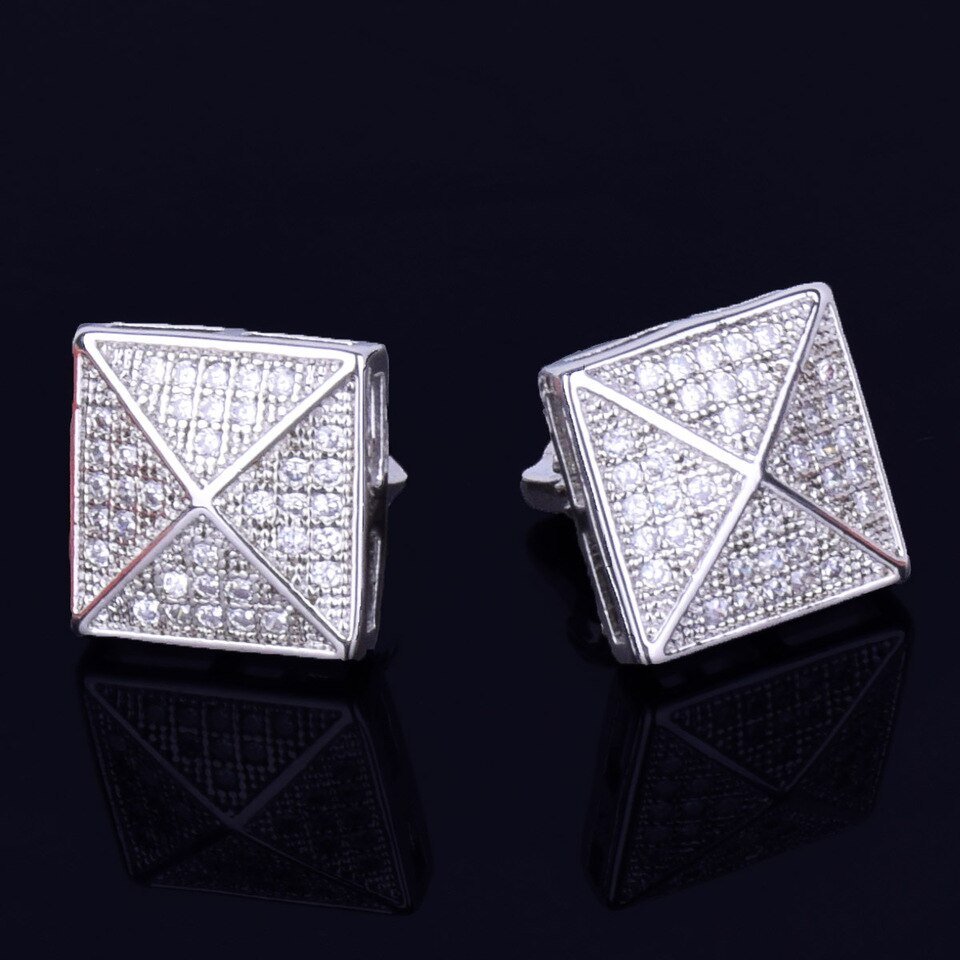 Square Earrings for Men - 3
