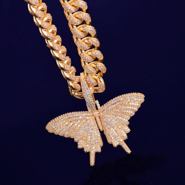 Pendentif Papillon Doré - 3