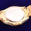 Round Watch with Large Dial and Rhinestones - 7