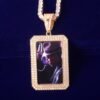 Pendentif Photo Doré - 3