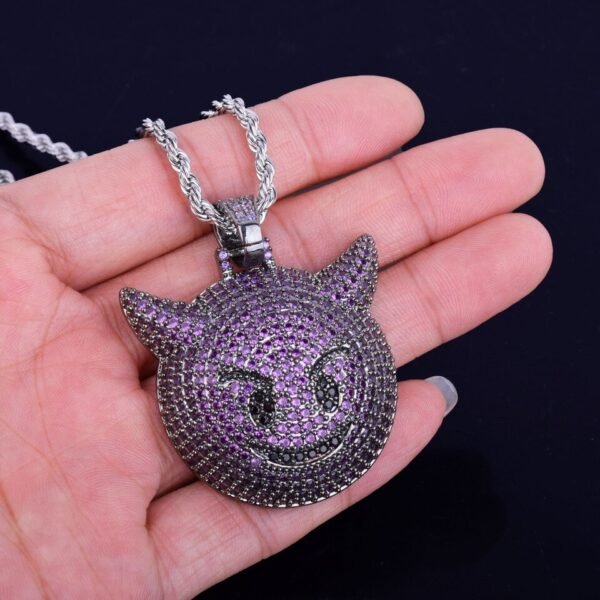Collier Expression Démon Violet - 3