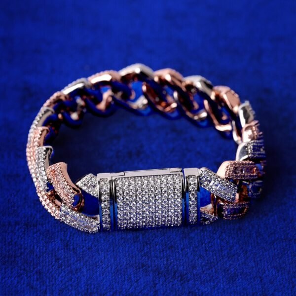 Bracelet Chaîne Cubaine Lettré - 7