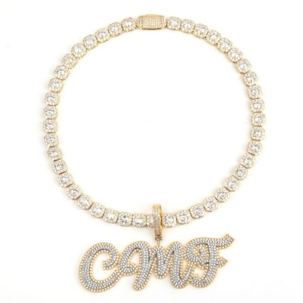 Collier Lettres Bulle Personnalisé - 5