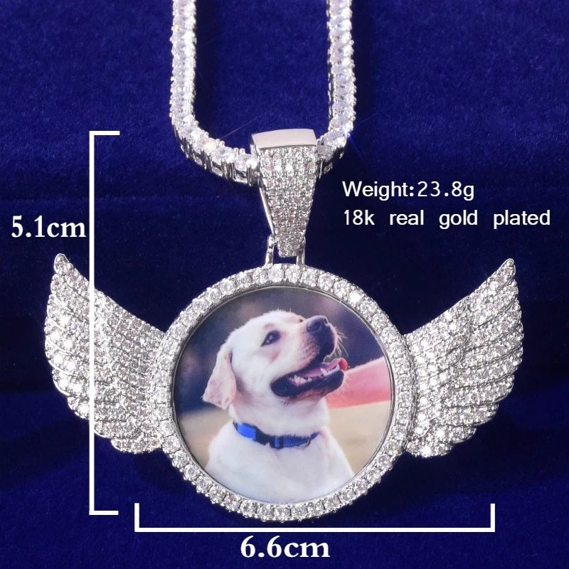 Gold Photo Pendant in Various Shapes - 14