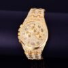 Montre Dorée Sertie de Strass - 7