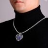 Pendentif Cœur Photo Rotatif - 5