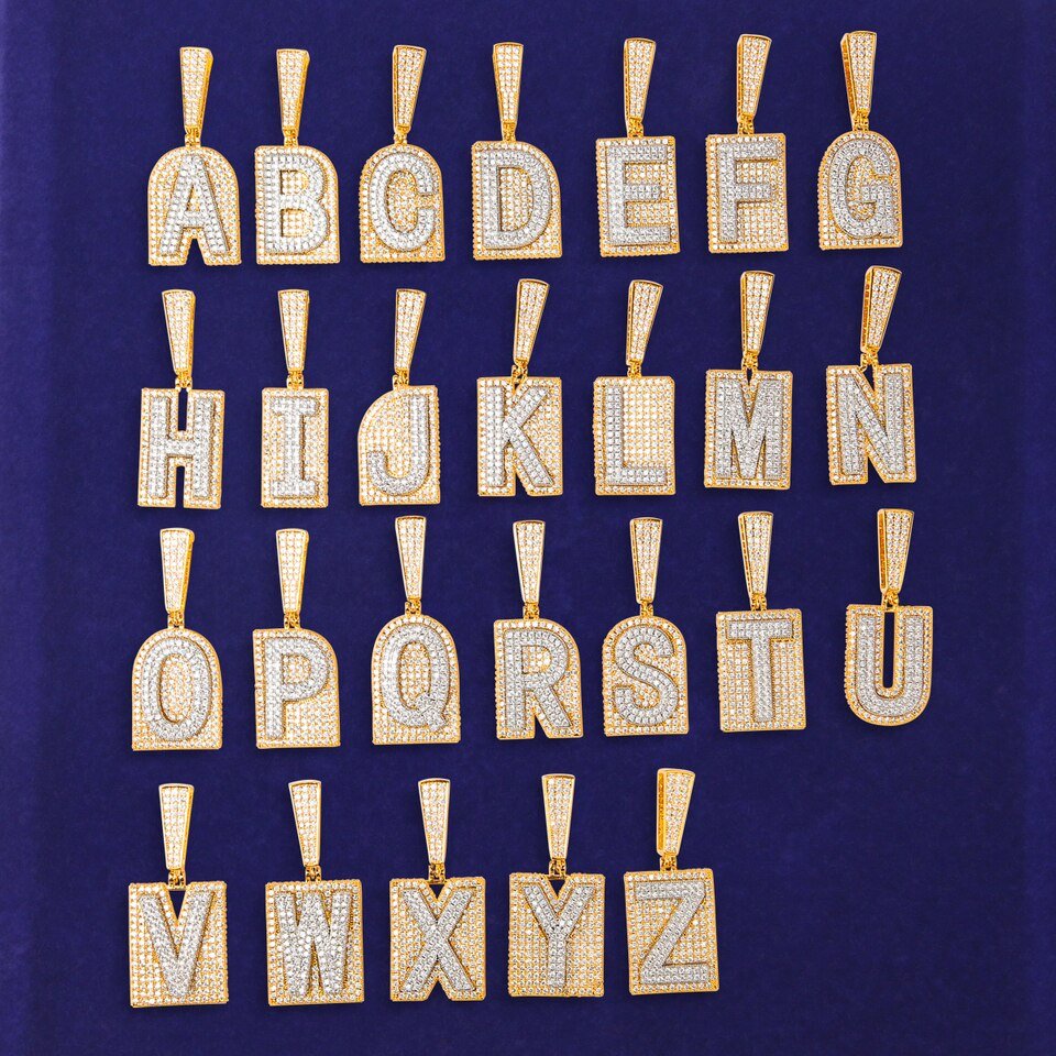 Unique Letter Pendant - 5