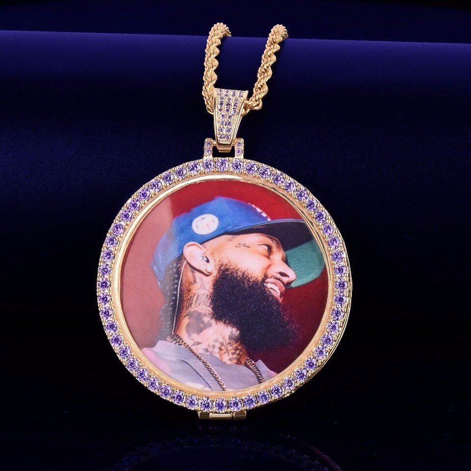 Gold Photo Pendant in Various Shapes - 2