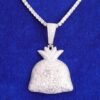 Pendentif Sac d'Argent Dollar - 7