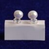 Relief Letter Pearl Earrings - 6