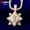 Pendentif boule à pointes pour hommes avec zircon cubique - 1