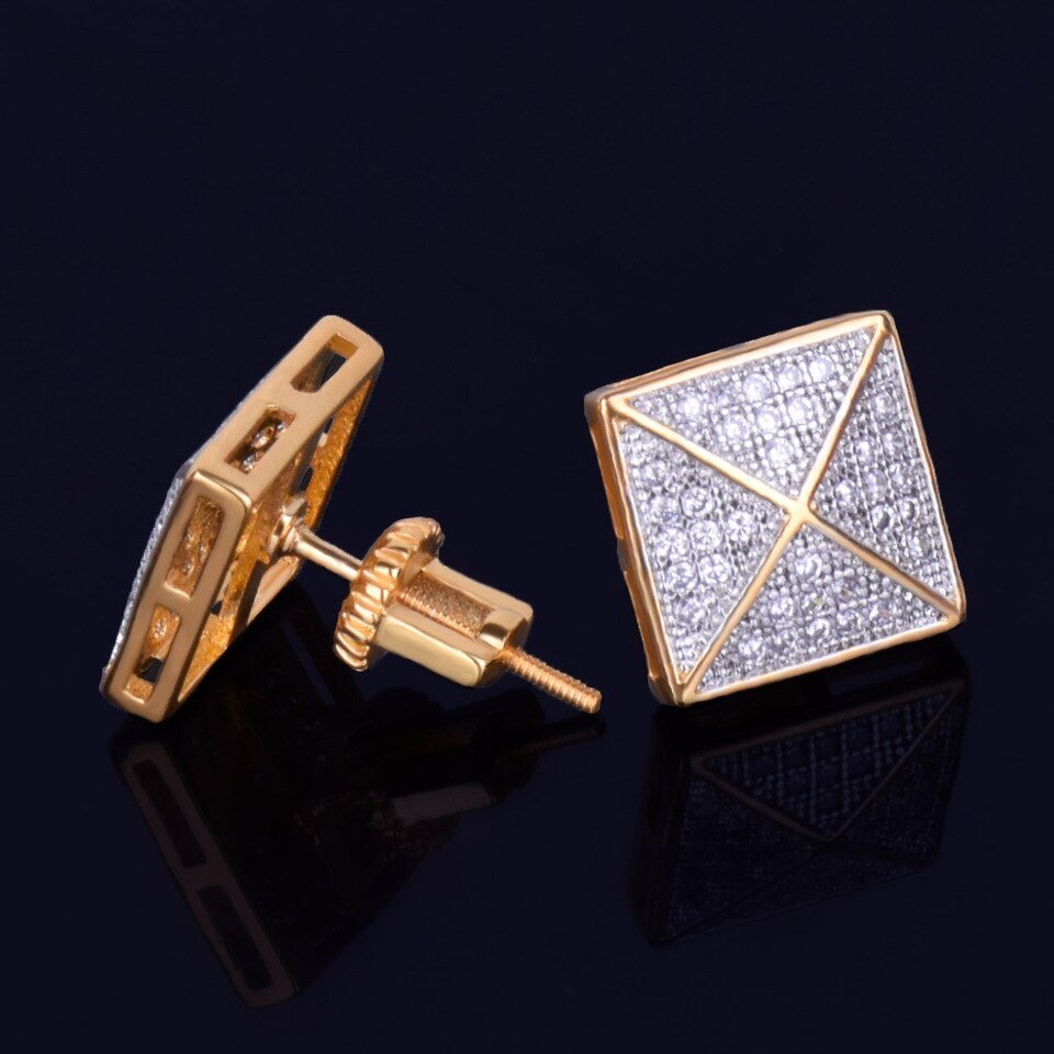 Square Earrings for Men - 5
