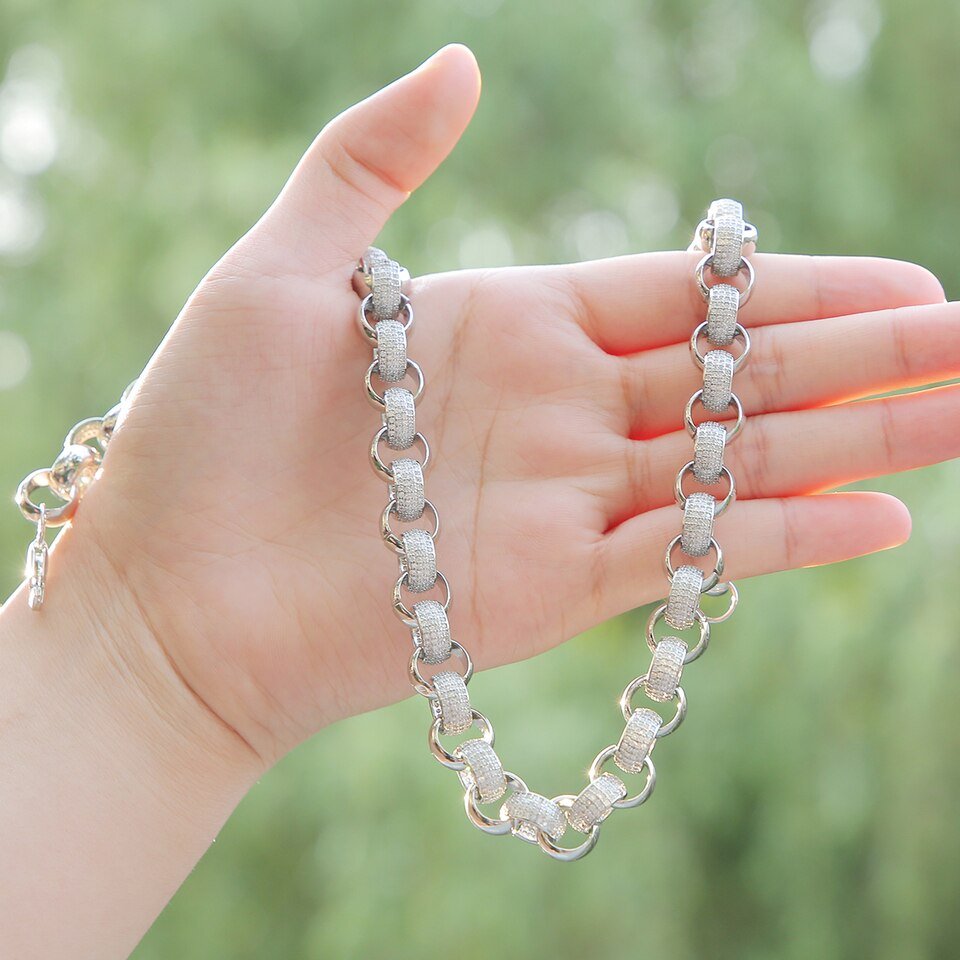 Gold Puffed Letter Jewelry Set - 4