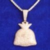 Pendentif Sac d'Argent Dollar