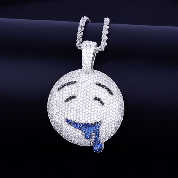 Pendentif Visage Doré - 6