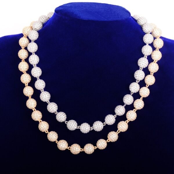 Choker Perles Lettres Doré - 5