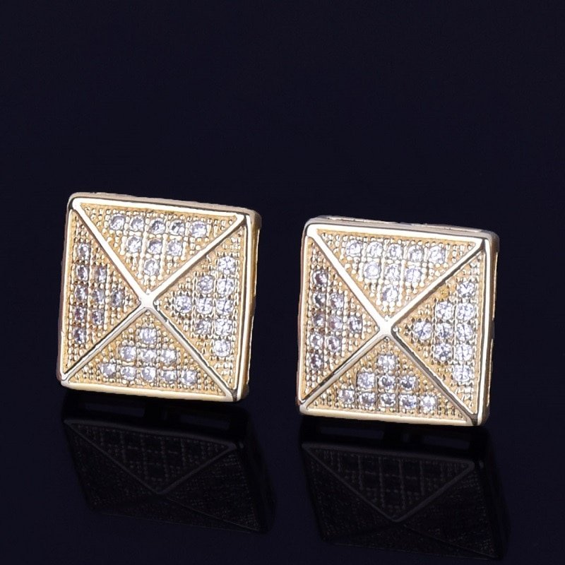 Square Earrings for Men - 4