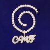 Collier Lettres Bulle Personnalisé