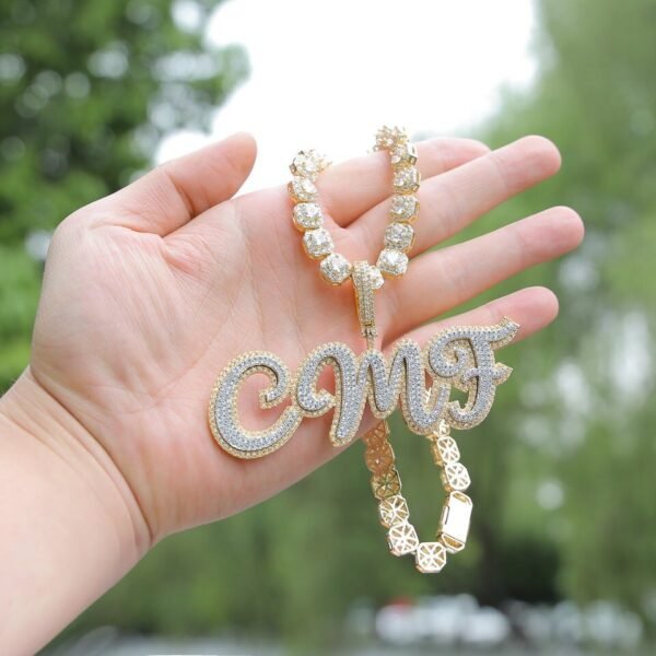 Collier Lettres Bulle Personnalisé - 3