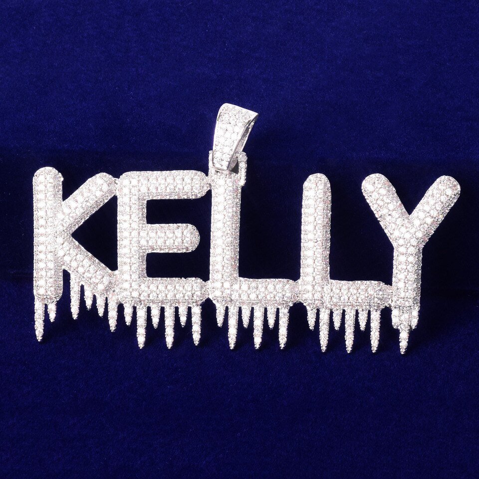 Dripping Name Necklace for Men - 3