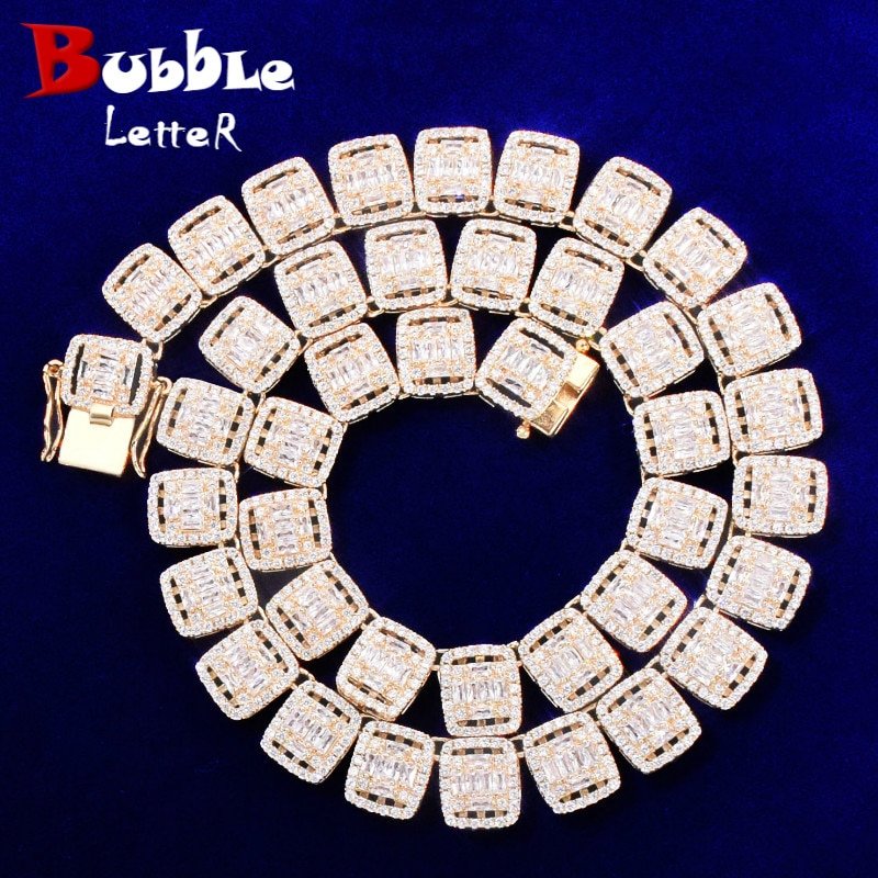 Baguette Letter Necklace - 1