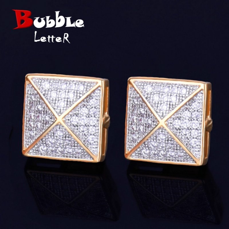 Square Earrings for Men - 1