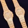 Montre Dorée Sertie de Strass - 6