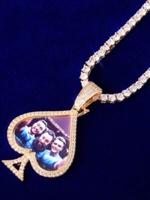 Gold Photo Pendant in Various Shapes