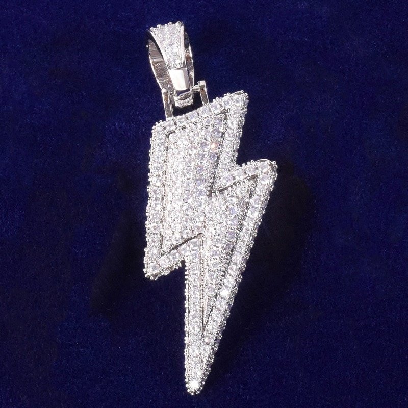 Lightning Bolt Pendant Necklace - 2