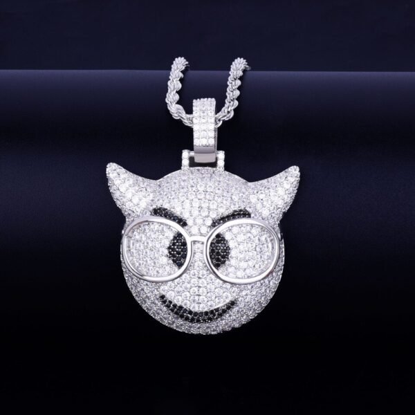 Collier visage de démon pour hommes - 3