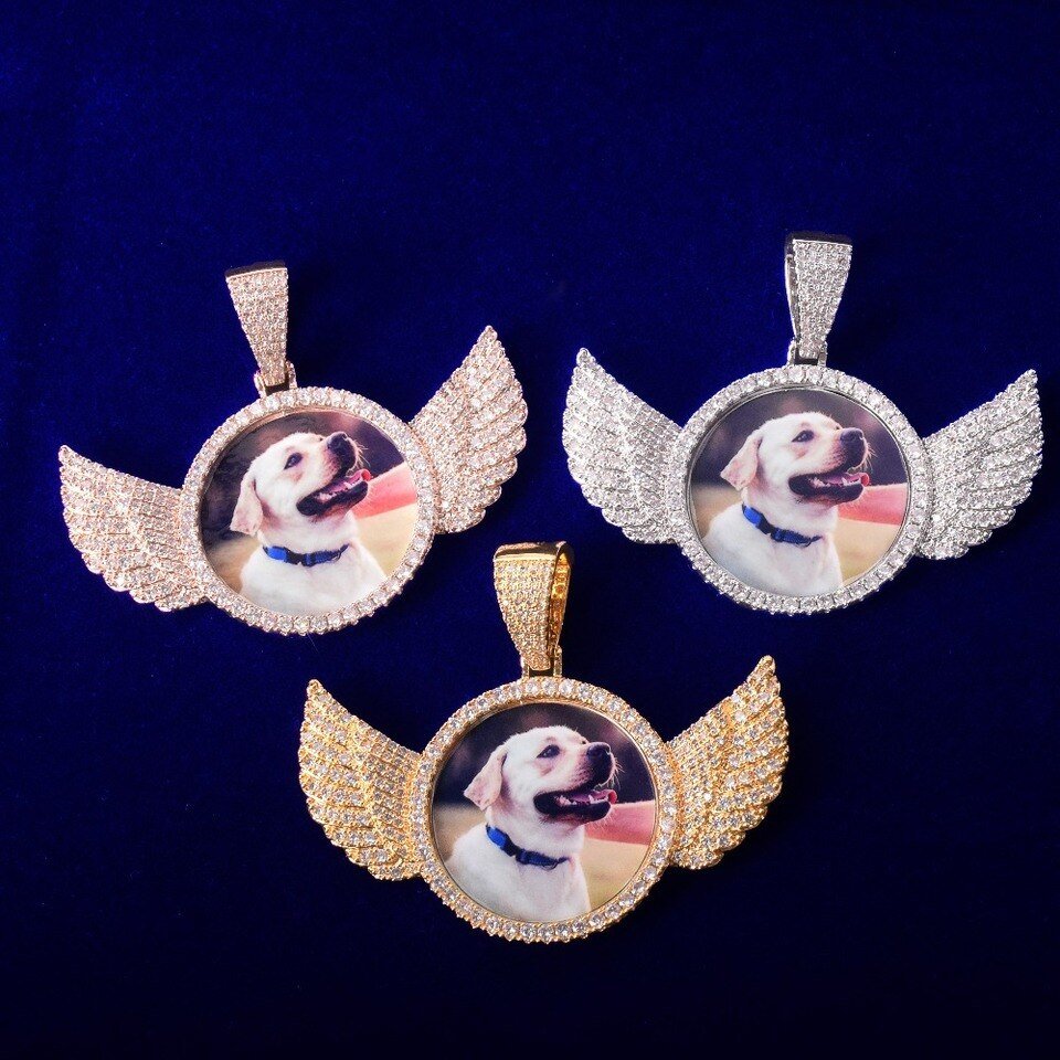 Gold Photo Pendant in Various Shapes - 13