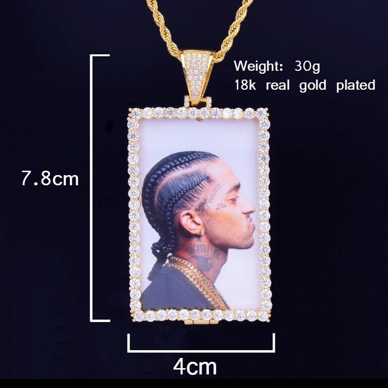 Gold Photo Pendant in Various Shapes - 21