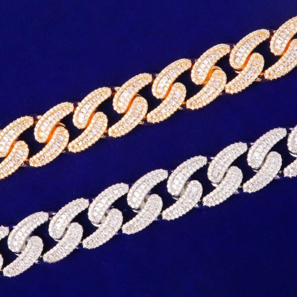 Collier Miami Lettres Baguette pour Hommes