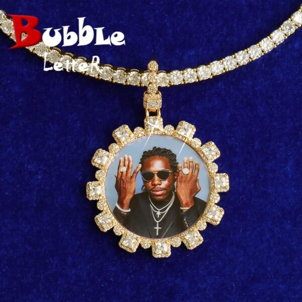Collier avec photo pour hommes - 1