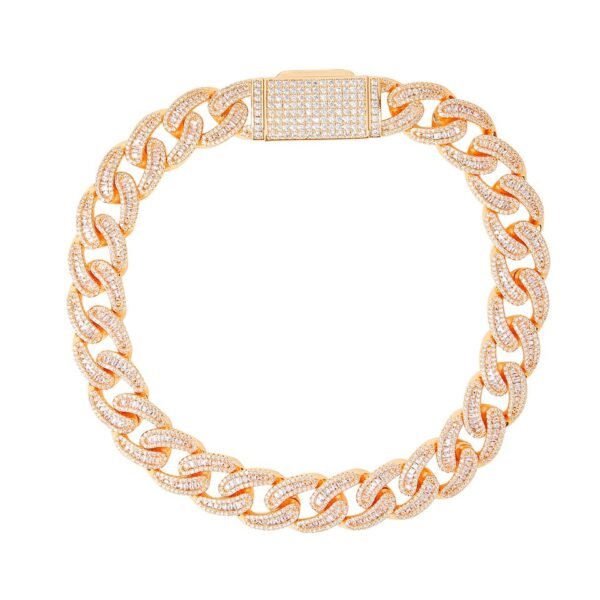 Collier Miami Lettres Baguette pour Hommes - 5
