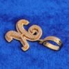 Collier lettre initiale pour hommes - 3