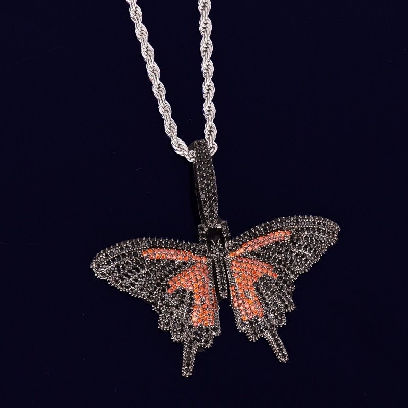 Gold Butterfly Pendant - 11